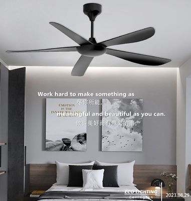 Iron Blades Modern LED Ceiling Fan 55 Inch Ceiling Fan With Light