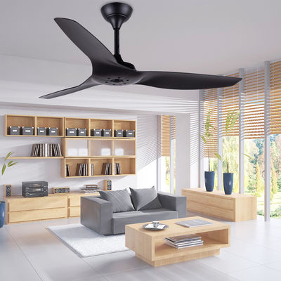 ABS Blade American Ceiling Fans Living Room Black 52 Inch Ceiling Fan