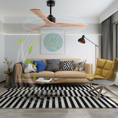 52 Inch Decorative Ceiling Fan With 5 Speed Remote Control