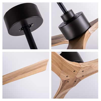 52 Inch Decorative Ceiling Fan With 5 Speed Remote Control