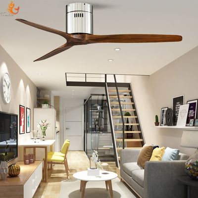 Modern 52 Inch DC Motor Ceiling Fan With Remote Control For Bedroom