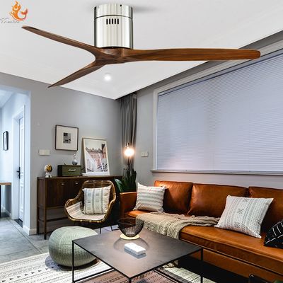 Modern 52 Inch DC Motor Ceiling Fan With Remote Control For Bedroom