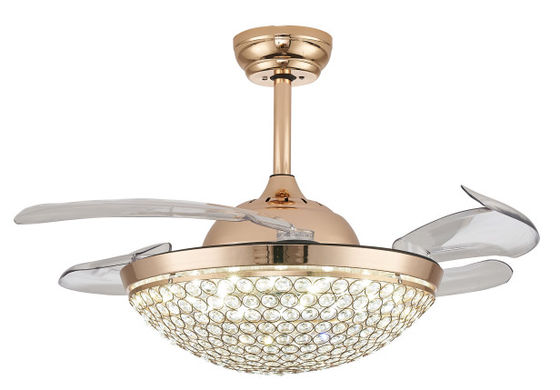 42 Inch LED 36W Color Changable Modern DC Motor Ceiling Fan With Light