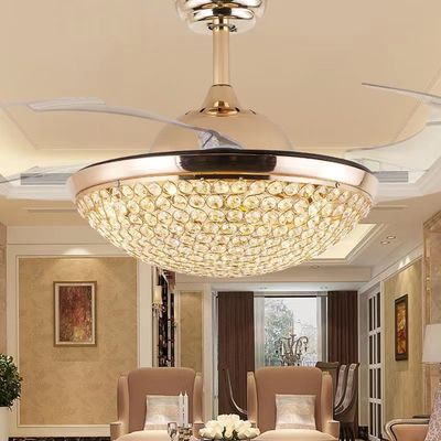 42 Inch LED 36W Color Changable Modern DC Motor Ceiling Fan With Light