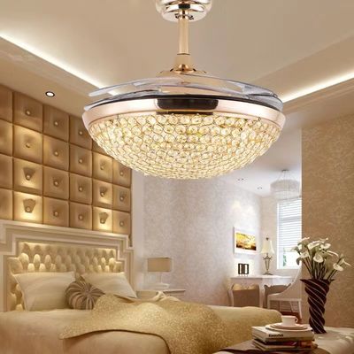 42 Inch LED 36W Color Changable Modern DC Motor Ceiling Fan With Light