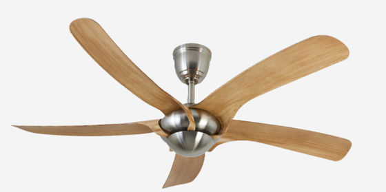 Silver ECO European Ceiling Fans 52in Energy Efficient Ceiling Fans