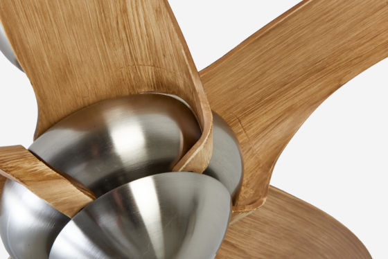 Silver ECO European Ceiling Fans 52in Energy Efficient Ceiling Fans