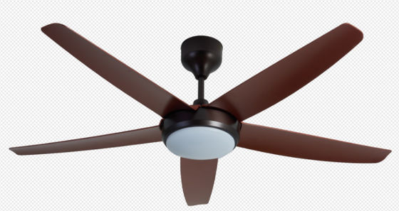 Gold 56 Inch Modern DC Motor Ceiling Fan with light For Office