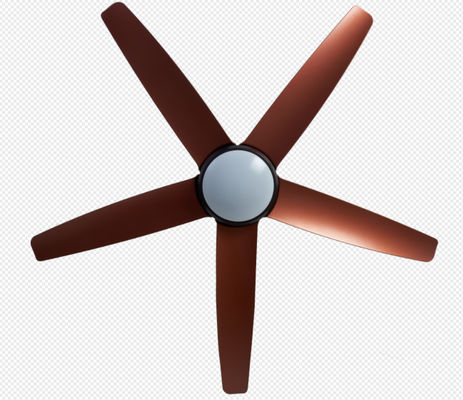 Gold 56 Inch Modern DC Motor Ceiling Fan with light For Office