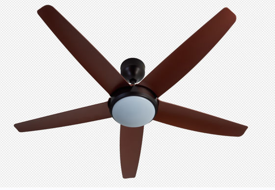 Gold 56 Inch Modern DC Motor Ceiling Fan with light For Office