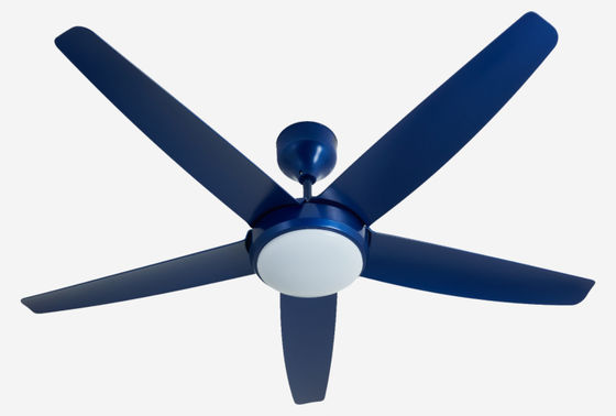 Blue 56 Inch Modern DC Motor Ceiling Fan remote control With Light