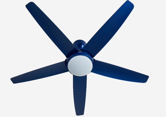 Blue 56 Inch Modern DC Motor Ceiling Fan remote control With Light
