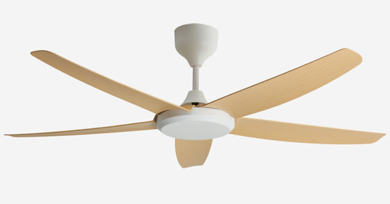DC Motor 5 Blades 56 Inch Ceiling Fan With Light And Remote