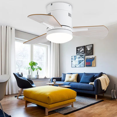 White 24 Inch Kitchen Ceiling Fans With Light Plywood Acrylic