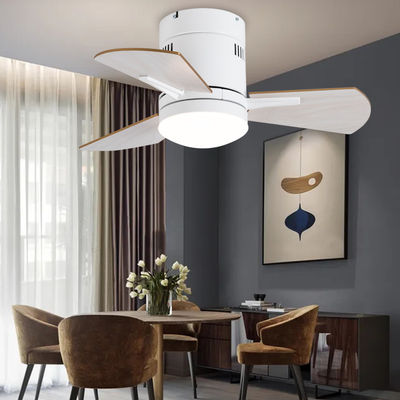 White 24 Inch Kitchen Ceiling Fans With Light Plywood Acrylic