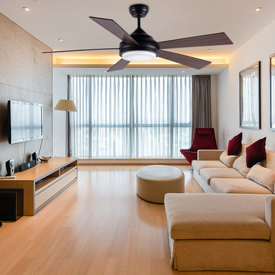 Modern 52In LED Ceiling Fan Americana Ceiling Fan DC Motor