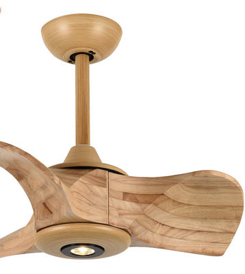 24 Inch Solid Wood Ceiling Fan Living Room Wood Fan With Light