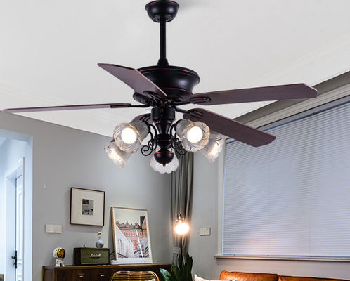 Classic 52In American Ceiling Fan Plywood Blades With Remote Control