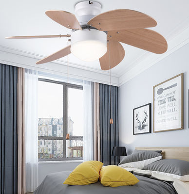 Energy Saving Pull Switch Ceiling Fan 36 Inch AC Motor For Bedroom