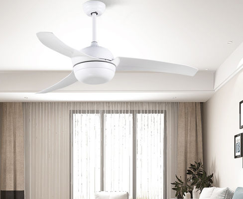 ABS 42In Kitchen Ceiling Fans With Light White Three Blade Ceiling Fan