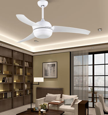ABS 42In Kitchen Ceiling Fans With Light White Three Blade Ceiling Fan