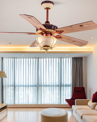 5 Plywood Blades 52 Ceiling Fan With Dimmable Light DC Motor