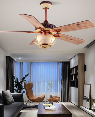 5 Plywood Blades 52 Ceiling Fan With Dimmable Light DC Motor