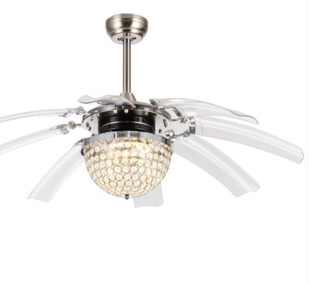Modern 48 Inch 8 PC Blades High Quality AC Motor LED Ceiling Fan