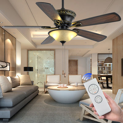 Metal Plywood American Ceiling Fans Plywood 52in Ceiling Fan With Light