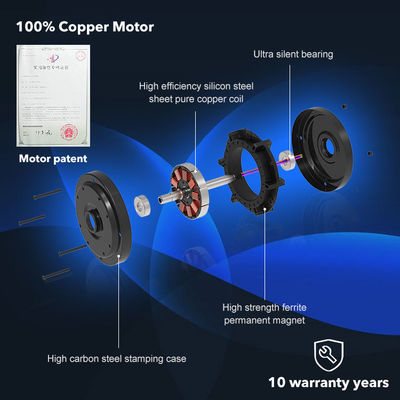 3 Color Adjustable Chandelier Ceiling Fan Lamp 36 Inch Remote Control Invisible Ceiling Fan With Light