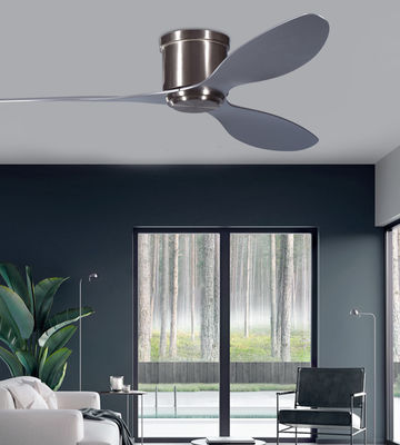 Energy Saving 52 Inch Silent Ceiling Fan Remote Control For Bedroom
