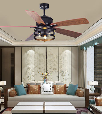 52 Inch Remote Control Fan 5 Blades Direct Current Ceiling Fans