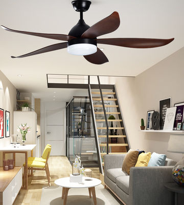 Bedroom Modern LED Ceiling Fan 3 Blades 52 Ceiling Fan Light