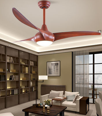 Color Changeable Modern LED Ceiling Fan 52 Inch Flush Mount Ceiling Fan
