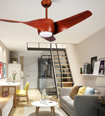 52In ABS European Ceiling Fans Low Noise Remote Control For Bedroom