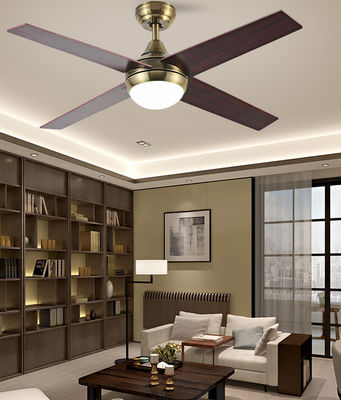 4 Blades Modern LED Ceiling Fan 48 In Ceiling Fan With Light