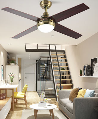 4 Blades Modern LED Ceiling Fan 48 In Ceiling Fan With Light