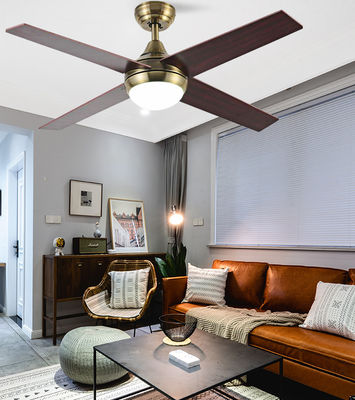 4 Blades Modern LED Ceiling Fan 48 In Ceiling Fan With Light