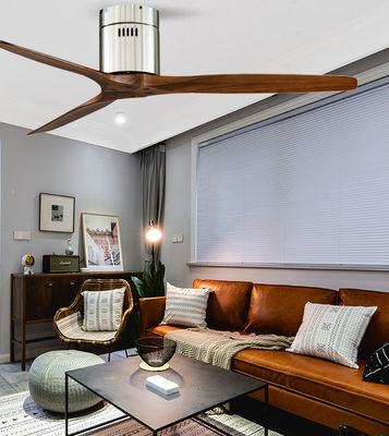 Remote Control Fan With 3 Blades Flush Mount Three Blade Ceiling Fan