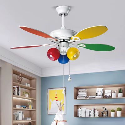 42 Inch Ultra Quiet Ceiling Fan With 5 Colorful Plywood Blades