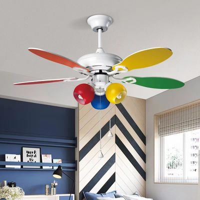 42 Inch Ultra Quiet Ceiling Fan With 5 Colorful Plywood Blades