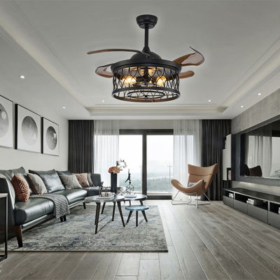 52 Inch High quality Smart Ceiling Fan DC Motor With Light Bedroom Comfortable