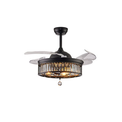 52 Inch Bedroom Comfortable High Quality Low Noise Ceiling Fan DC Motor With Light