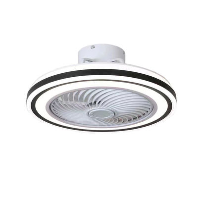 Low Profile Flush Mount Bladeless Ceiling Fan With Light Remote Control