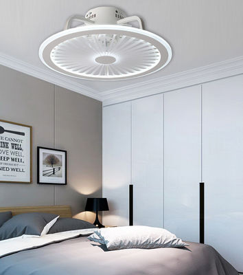 Enclose Flush Bladeless Ceiling Fan With Led Light 3 Blades