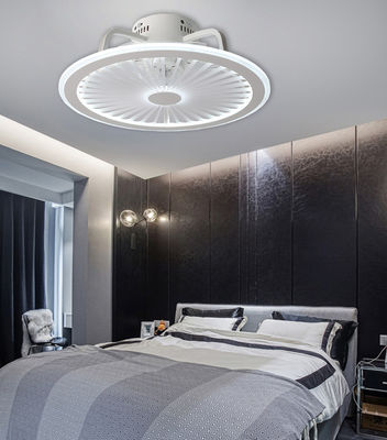 Enclose Flush Bladeless Ceiling Fan With Led Light 3 Blades