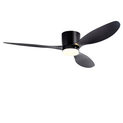 Bedroom Hanging Ceiling Fan With Light Black Three Blade Ceiling Fan