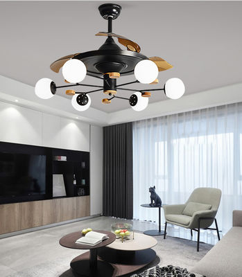6 Bulbs Kitchen Ceiling Fans With Light 52in Ceiling Fan With Incandescent Light
