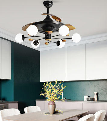 6 Bulbs Kitchen Ceiling Fans With Light 52in Ceiling Fan With Incandescent Light
