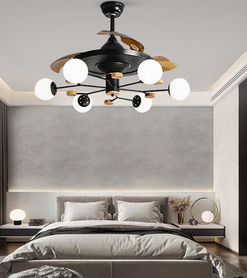 6 Bulbs Kitchen Ceiling Fans With Light 52in Ceiling Fan With Incandescent Light